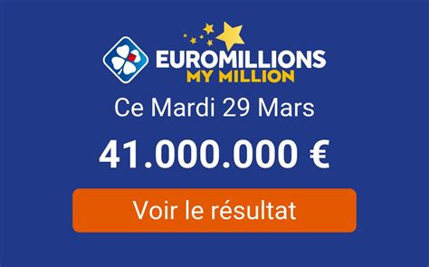 Euromillions 29 mars 2022